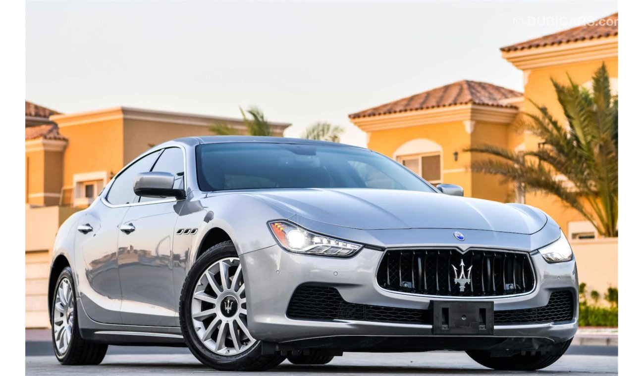 مازيراتي جيبلي Maserati Ghibli - 2014 - 3 Years Warranty! - AED 2,428 P.M. AT 0% DOWNPAYMENT