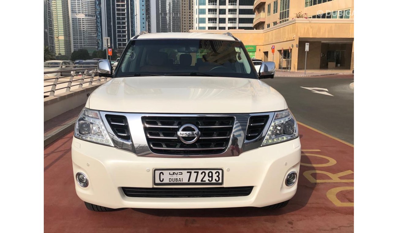 نيسان باترول Nissan Patrol 2017 Platinum V6 GCC , No Accident, mint condition