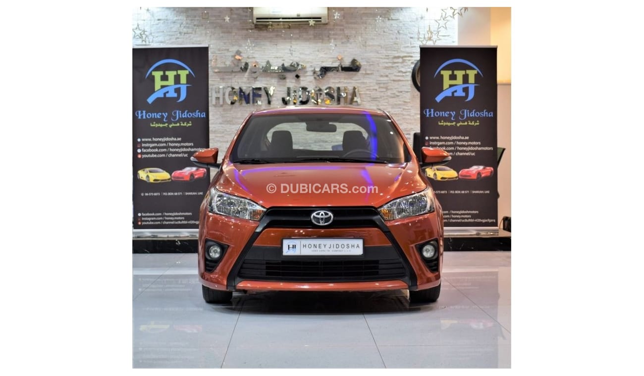 Toyota Yaris EXCELLENT DEAL for our Toyota Yaris SE 1.5L 2015 Model!! in Orange Color! GCC Specs
