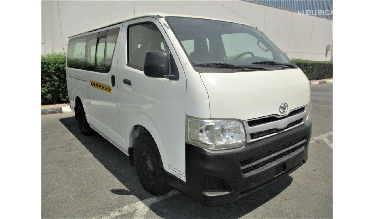 Toyota Hiace 14 passenger ,manual gear , gulf space , accident free