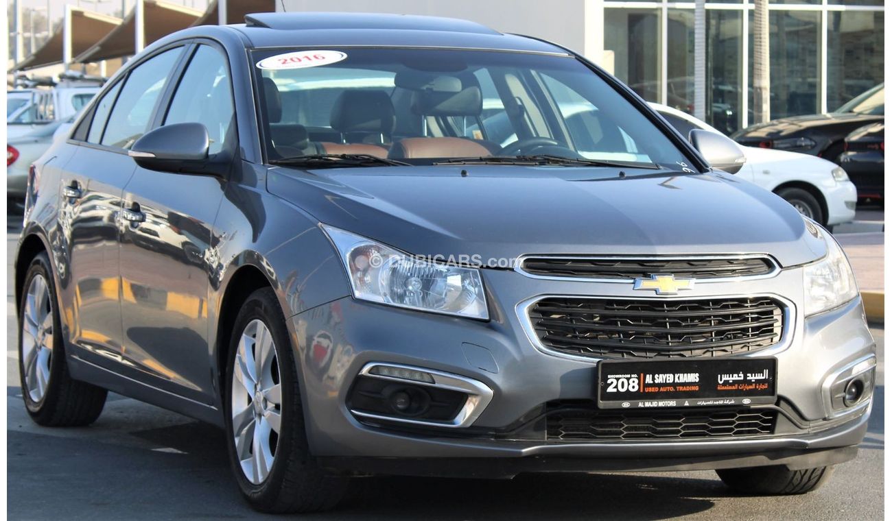 شيفروليه كروز LT شيفروليه كروز 2016 خليجي بحالة ممتازة فل أوبشن بلدون حوادث