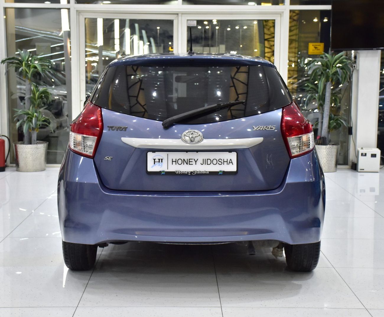 Toyota Yaris EXCELLENT DEAL for our Toyota Yaris SE ( 2015 Model ) in Blue Color GCC Specs