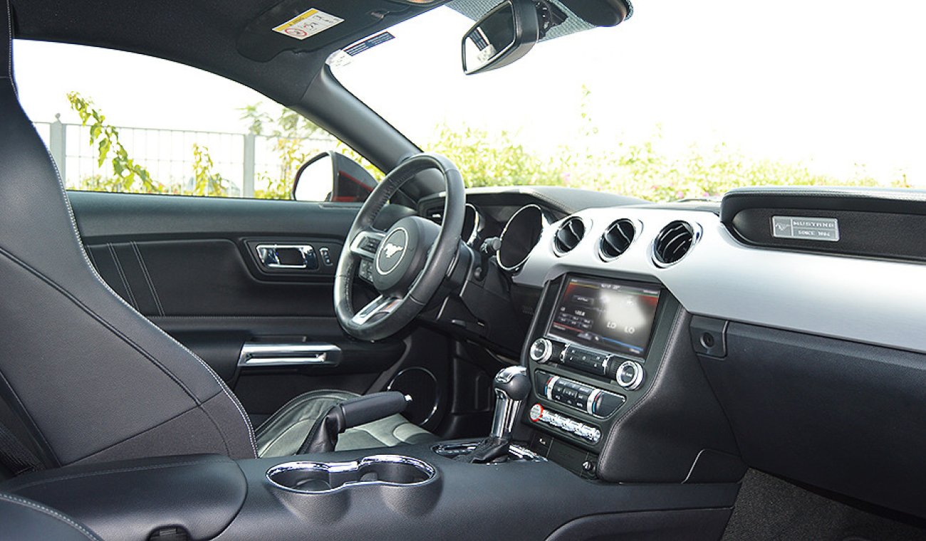 Ford Mustang GT Premium, 5.0L V8, GCC Specs with Al Tayer Warranty until 2020 or 100K km