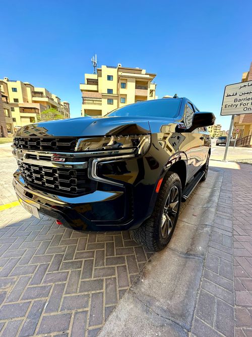 Chevrolet Tahoe Z71 (6.2 lite), 2022 BLACK EDITION V8 engine, agency maintained/FSH | UNDER AGENCY WARRANTY | GCC |