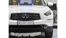 Infiniti QX70 EXCELLENT DEAL for our Infiniti QX70 ( 2015 Model ) in White Color GCC Specs