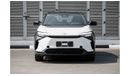 Toyota bZ4X 2022 Toyota bZ4X Long Range Pro FWD - White Black Dual Ton inside Red
