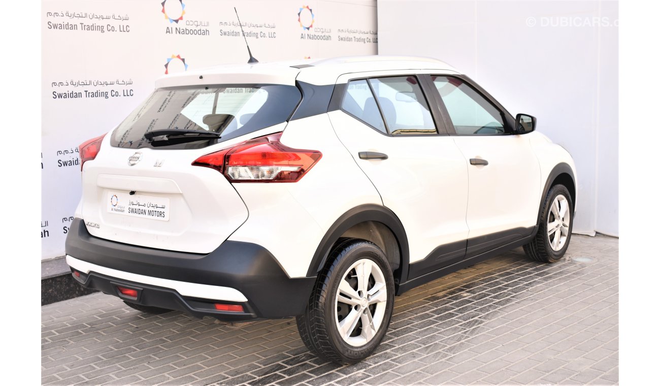 Nissan Kicks 1.6L S 2018 GCC SPECS DEALER WARRANTY WITH REAR CAMERA