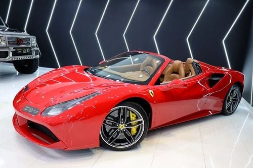 Ferrari 488 Spider STD 2017 Ferrari 488 Spider, Carbon Exterior/Interior, Passenger Display, GCC Specs!!