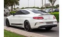 Mercedes-Benz C 63 Coupe MERCEDES C63s CLEAN TITLE - 2017 - 4595 AED/MONTHLY - SERVICE CONTRACT / 105000KM