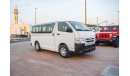 تويوتا هاياس 2016 | TOYOTA HIACE | STD-ROOF PASSANGER VAN | 12-SEATER 4-DOORS | GCC | VERY WELL-MAINTAINED | SPEC