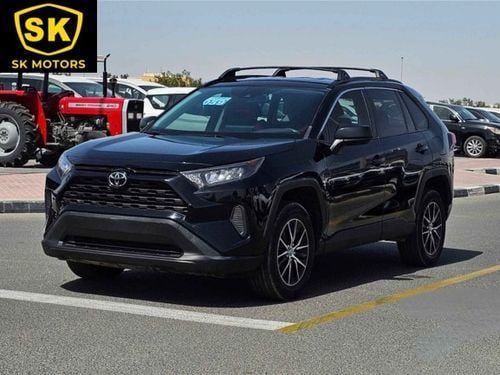 تويوتا راف ٤ LE / LEATHER SEATS / RIMS / DVD CAMERA / E BRAKE / RADAR / ONLY FOR EXPORT / LOT#005417