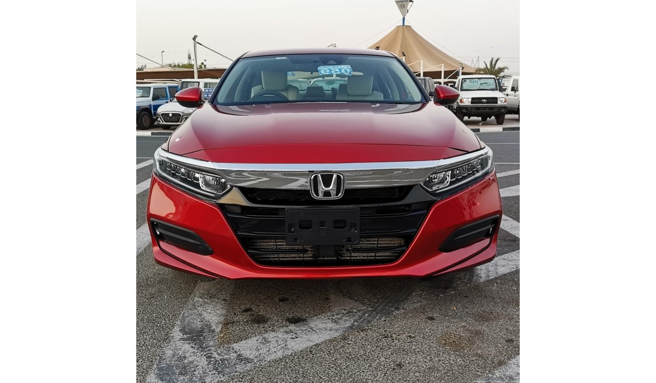 Honda Accord 1.5L V4 PETROL / FULL OPTION 2018 RED ( LOT # 772)