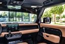 Land Rover Defender 90 P525 Fully Loaded with head up Display 2key interior carbon fiber trims completely covered by mat PPf Wit