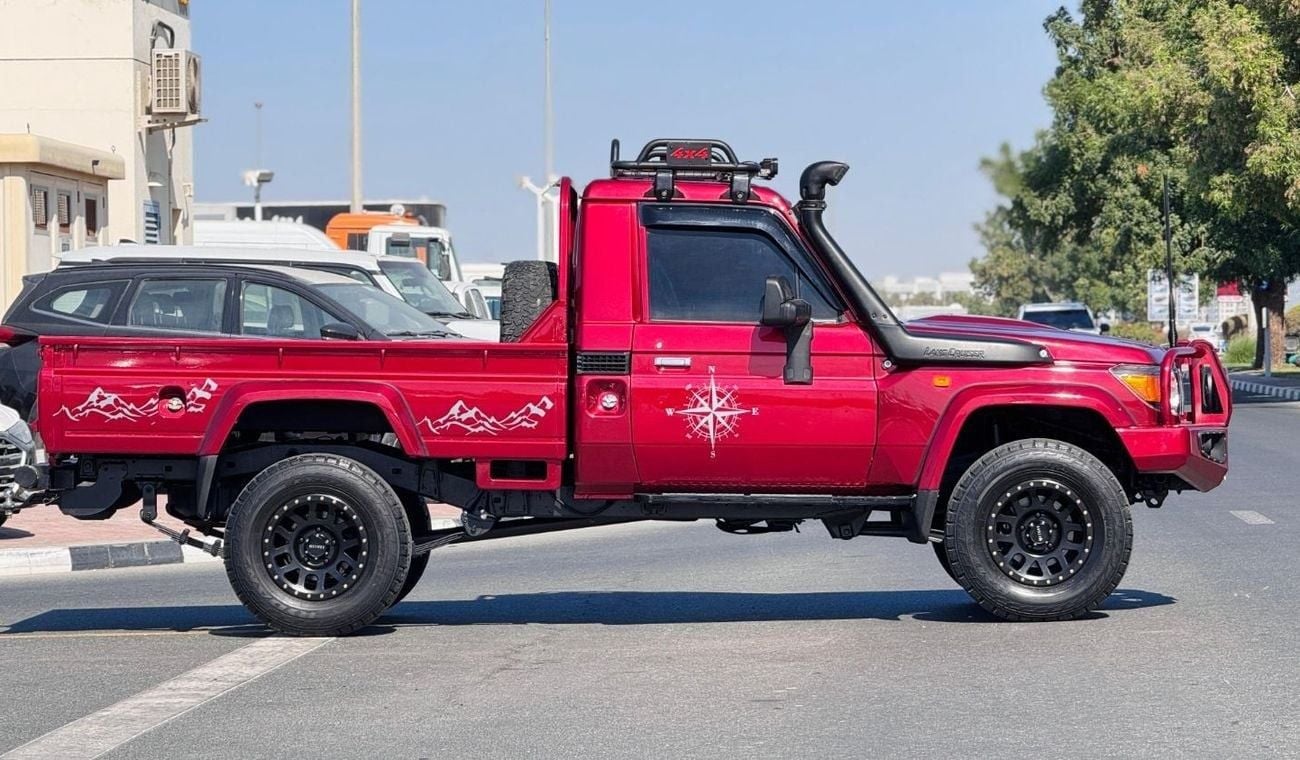 Toyota Land Cruiser Pick Up AFTER MARKET SINGLE CABIN | ROOF RACK WITH AIR SNORKEL | 4.5L DIESEL ENGINE | 2008 | (MT) | RHD