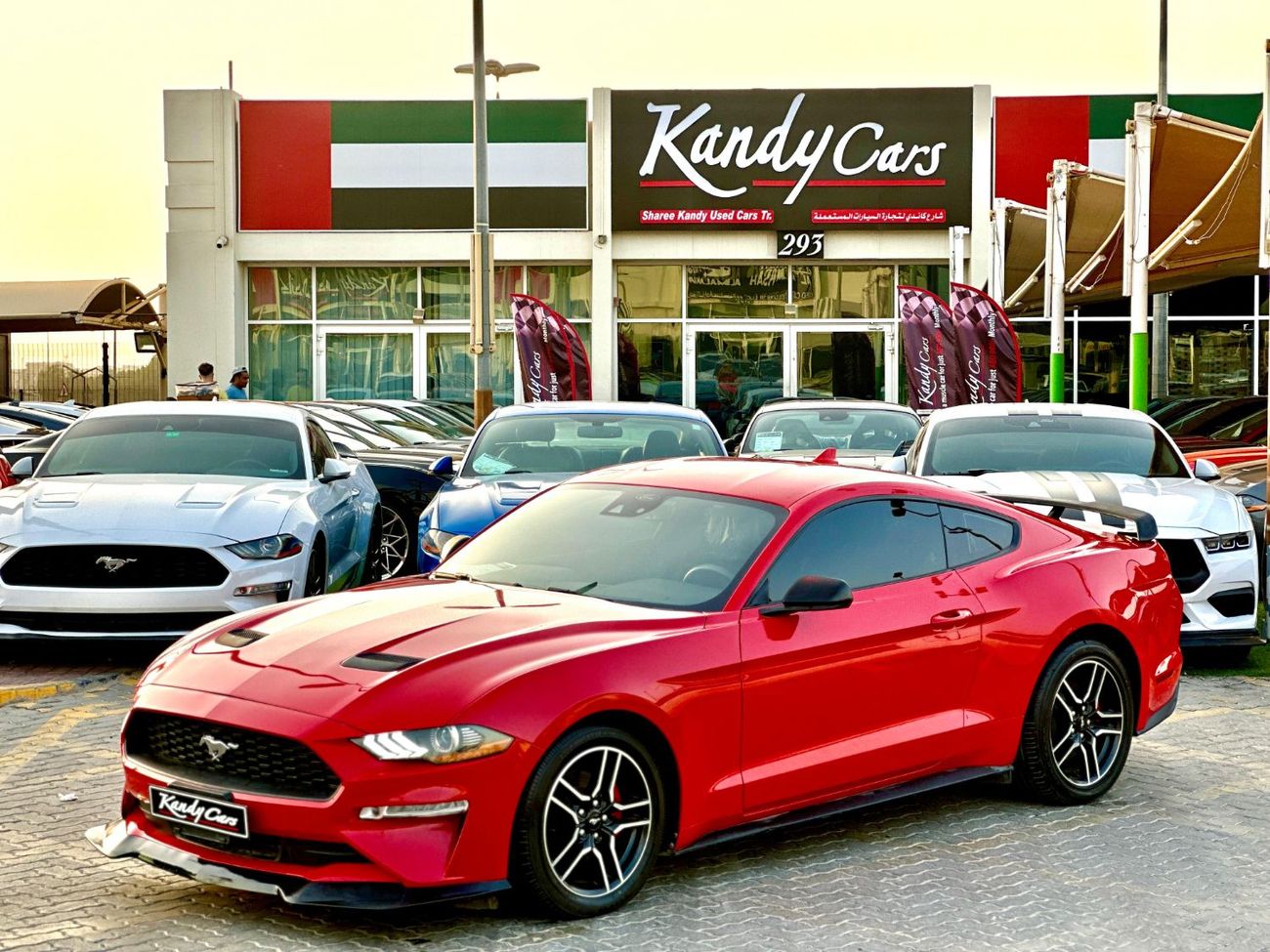 فورد موستانج Ecoboost | Monthly 1100/- | 0% DP | Touch Screen | Blindspot | Fog Lights | # 40427