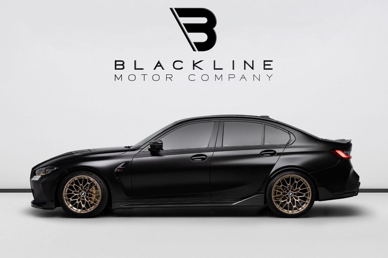 بي أم دبليو M3 CS XDRIVE BUY NOW, PAY 2027 | THE BLACKLINE STANDARD | July 2028 Warranty + Service, GCC