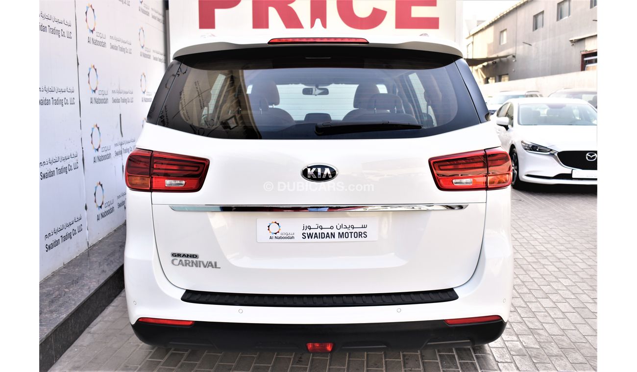 Kia Carnival AED 1439 PM | GRAND 3.3L LX V6 GCC DEALER WARRANTY