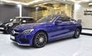 مرسيدس بنز C 300 كوبيه EXCELLENT DEAL for our Mercedes Benz C300 Coupe ( 2016 Model ) in Blue Color GCC Specs