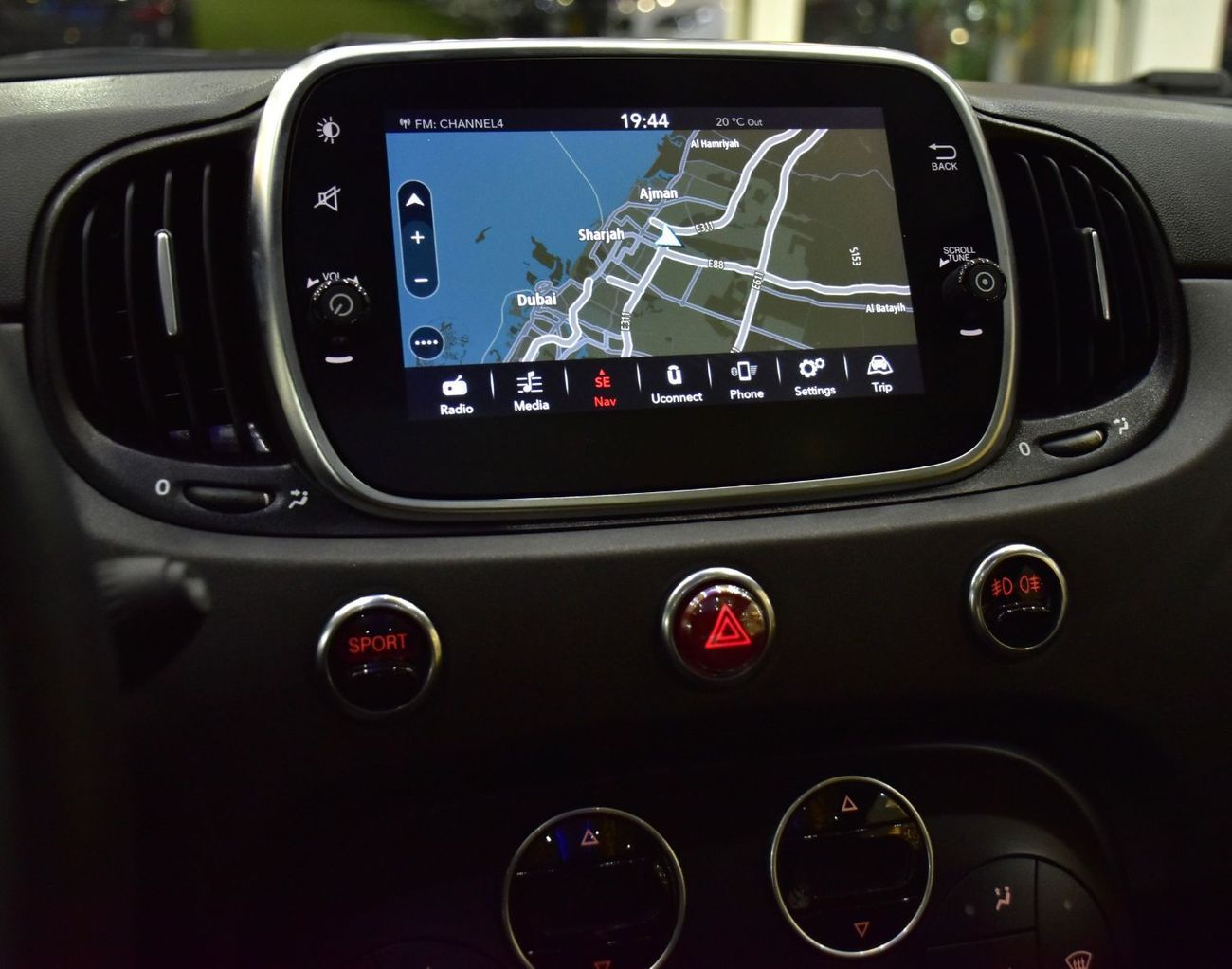 Abarth 595 EXCELLENT DEAL for our Abarth 595 Competizione ( 2022 Model ) in Green Color GCC Specs