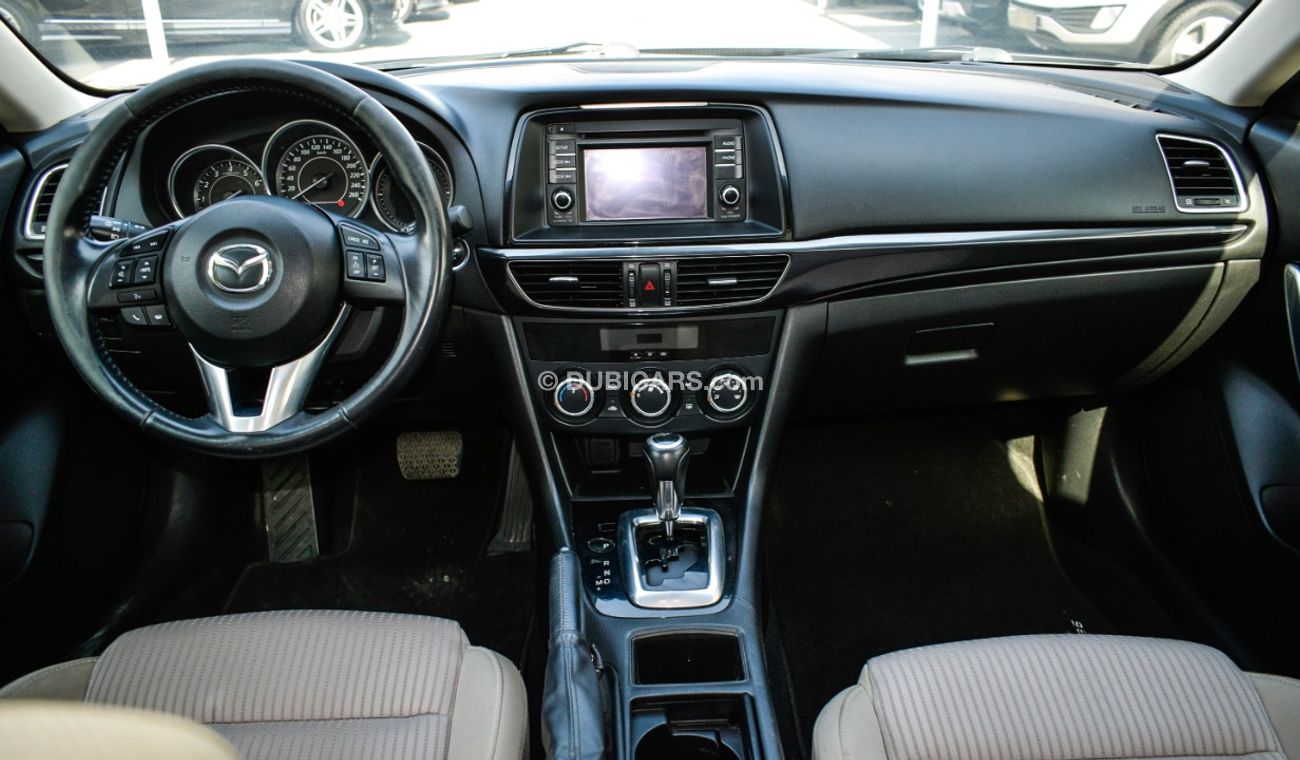 مازدا 6 خليجى رقم 2 مثبت سرعة تحكم كاميرا شاشة ريموت مرايا كهرباء تحكم بحالة ممتازة لاتحتاج لأى مصاريف .