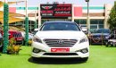 Hyundai Sonata GCC - SUPER CLEAN - WARRANTY free registration - FULL OPTION  - FIRST OWNER - SUPER CLEAN