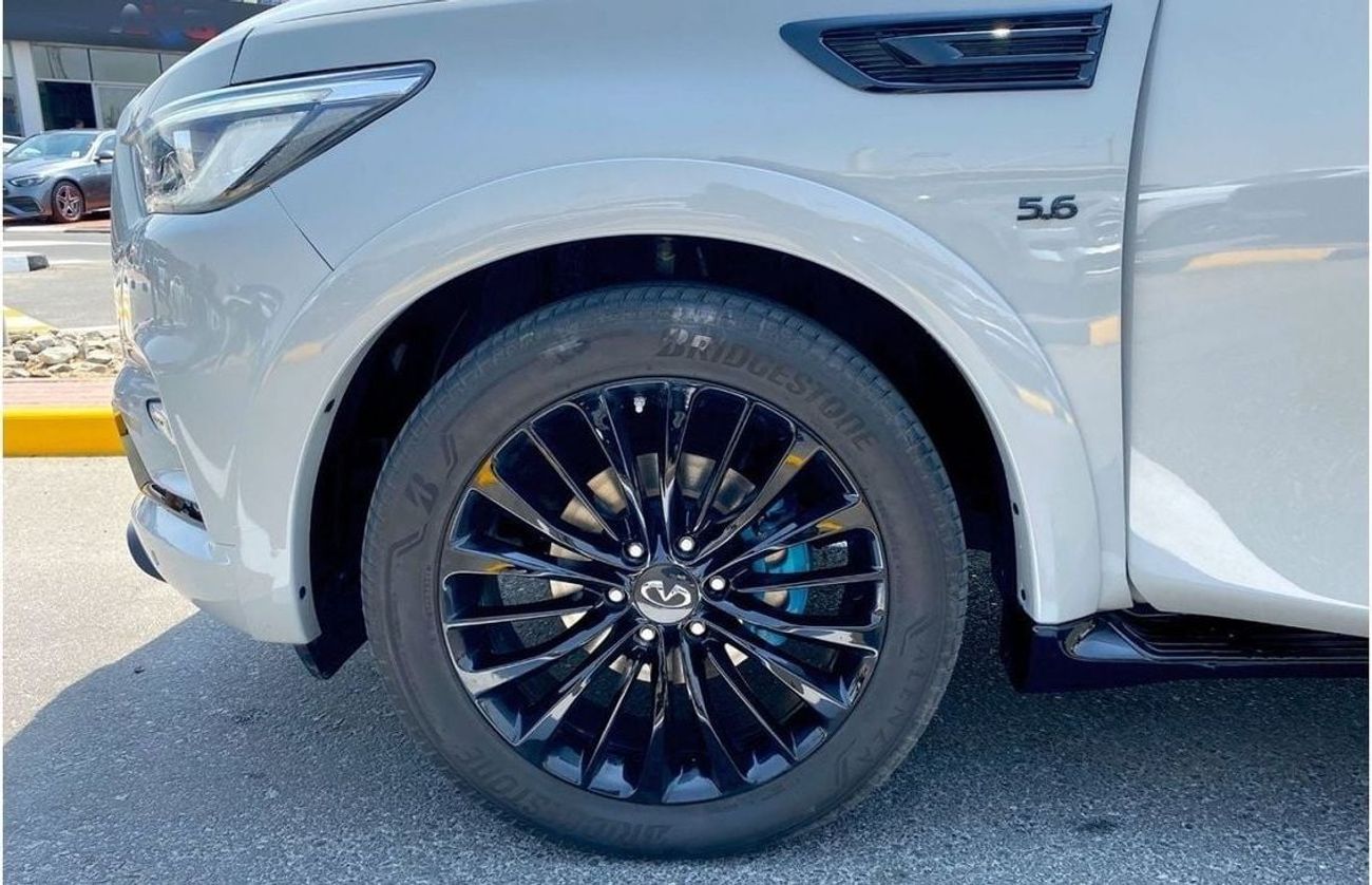 إنفينيتي QX80 GCC 2019 Nardo Grey Unique Interior Design by MBS