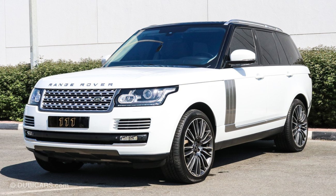 Land Rover Range Rover Vogue Supercharged LE / GCC Specifications