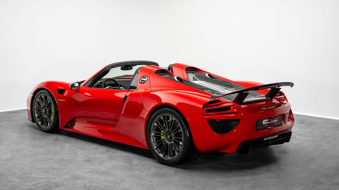 Porsche 918 Spyder - 2015 - Euro Specs