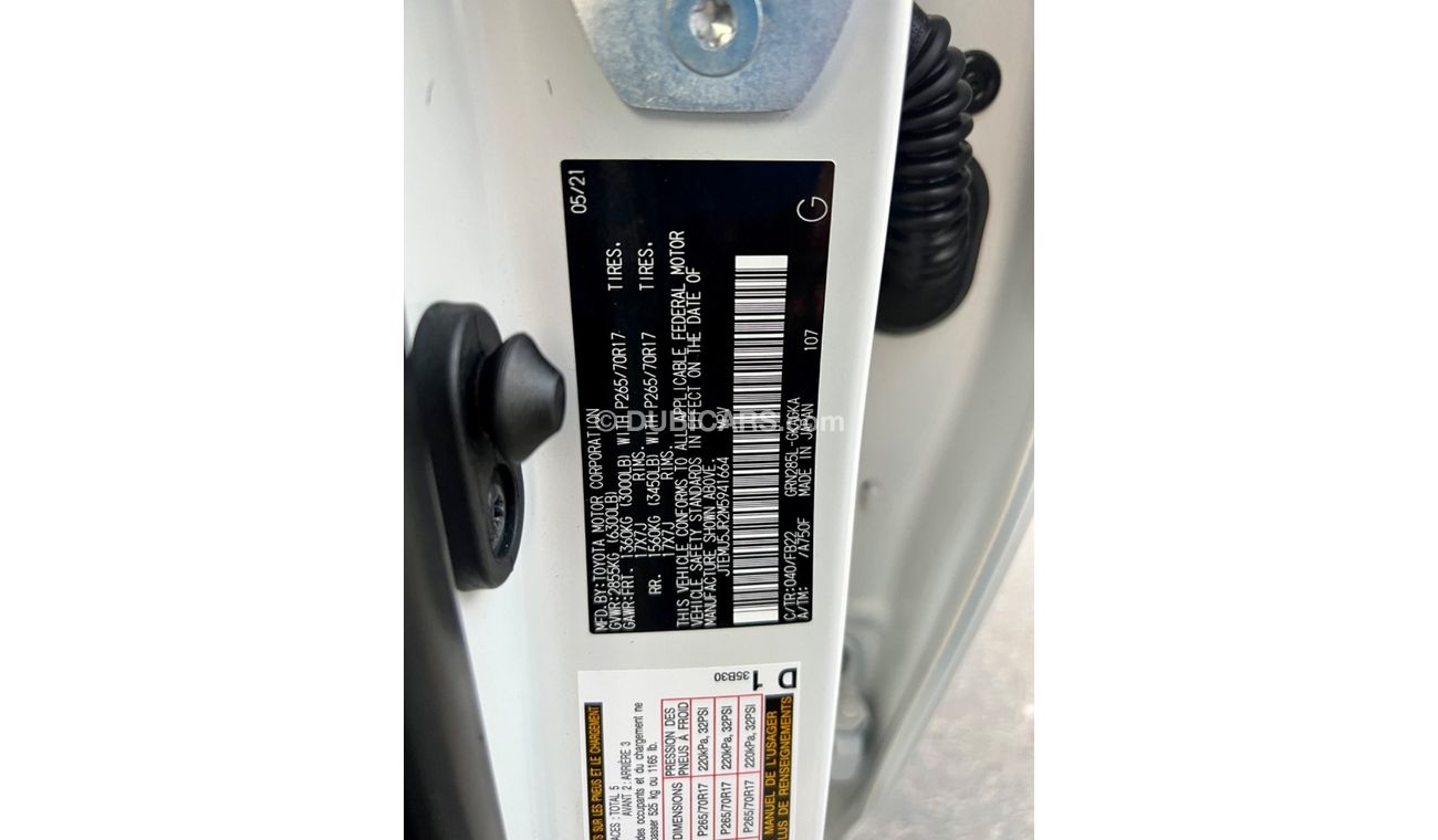 Toyota 4Runner 2021 SR5 PREMIUM 4x4 SMART ENGINE USA IMPORTED