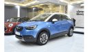 Opel Crossland X EXCELLENT DEAL for our Opel Crossland X 1.2L ( 2020 Model ) in Blue Color GCC Specs