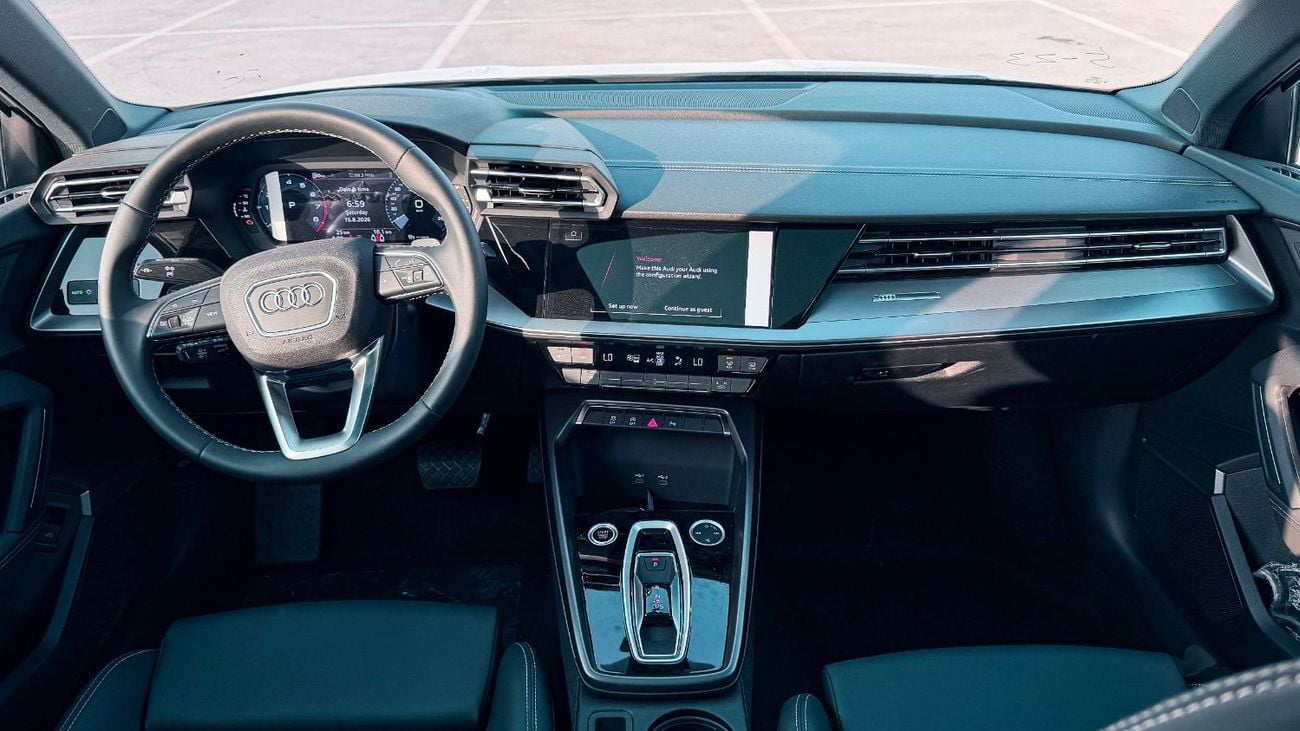 أودي A3 35 TFSI سبورت أودي A3 1.5TS لاين 2025 | كاملة المواصفات | 160 حصان | فتحة سقف بانورامية