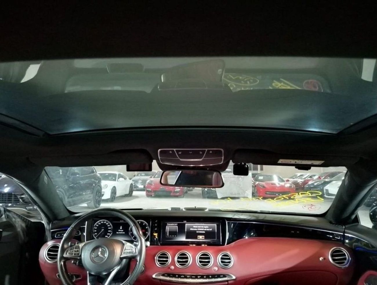 مرسيدس بنز S 550 كوبيه MERCEDES S CLASS COUPE S550 BLACKBISON WALDAERO KIT 4.7L 2015, BURMESTER SPEAKER, SIX BUTTONS AND MO