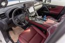 Lexus LX 700h 2025 LEXUS LX700h 3.5L TURBOSPORT HYBRID WHITE / MAROON