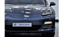Porsche Panamera EXCELLENT DEAL for our Porsche Panamera 4S ( 2010 Model ) in Blue Color GCC Specs