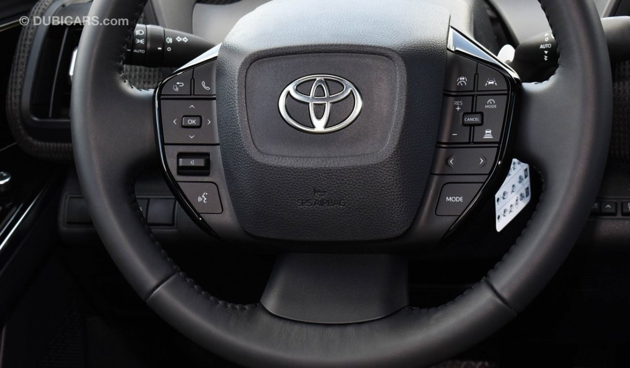 Toyota bZ4X (EV)-4WD ULTRA, FULL OPTION 615K Range, 360 Camera. Clr-Black/ Gray/ White.ONLY FOR Export.