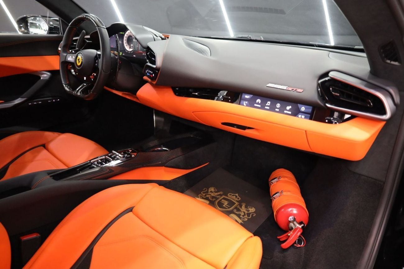 Ferrari 296 GTB 3.0T V6 PHEV Apple CarPlay, JBL Audio, Carbon Fiber Ext/Int, Dealer Warranty + Service!!