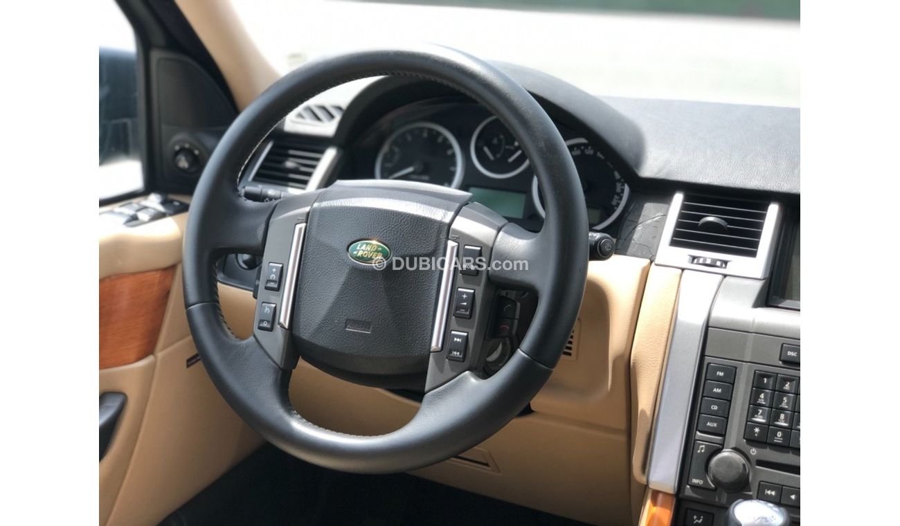 لاند روفر رينج روفر سبورت موديل 2007 خليجي صبغ وكالهفل مواصفات كراسي جلد وفتحه سقف ومثبت سرعه وتحكم كهربي كامل ونظام صوت ممتاز