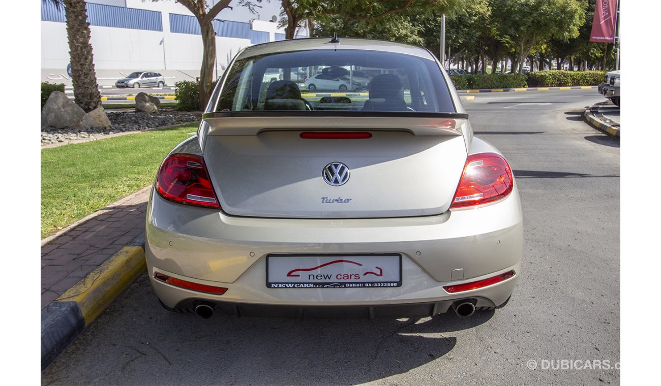 فولكس واجن بيتيل VOLKSWAGEN BEETLE R -2016 - GCC - ZERO DOWN PAYMENT - 1335 AED/MONTHLY - UNDER 3 YEAR DEALER WARRANT