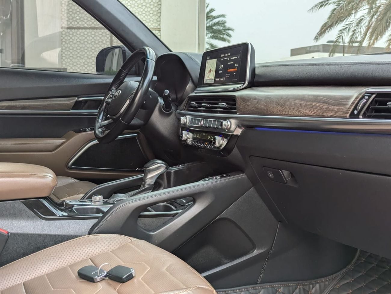 كيا تيلورايد Kia Telluride 2021 LHD grey colour