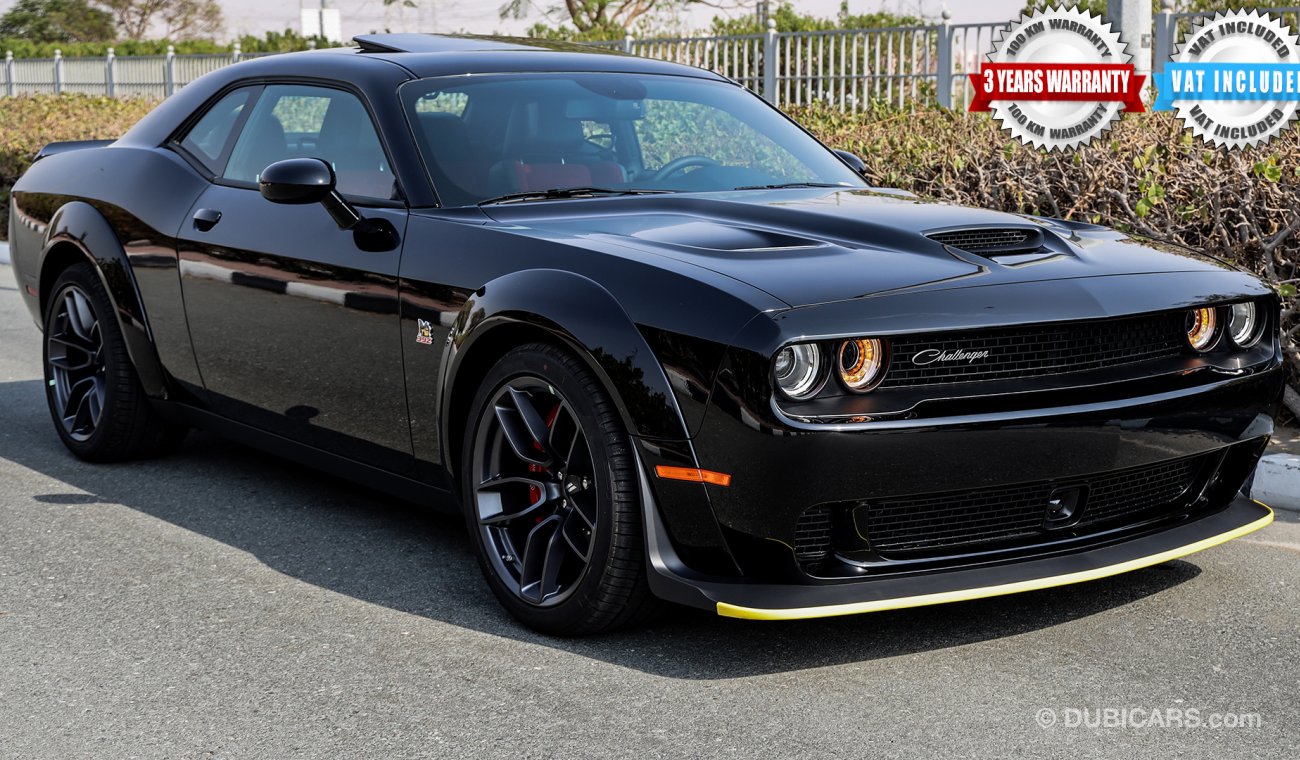 Dodge Challenger 2020 Scatpack, WIDEBODY, Carbon Edition, 6.4 V8 GCC, 0km W/ 3 Yrs or 100K km Warranty