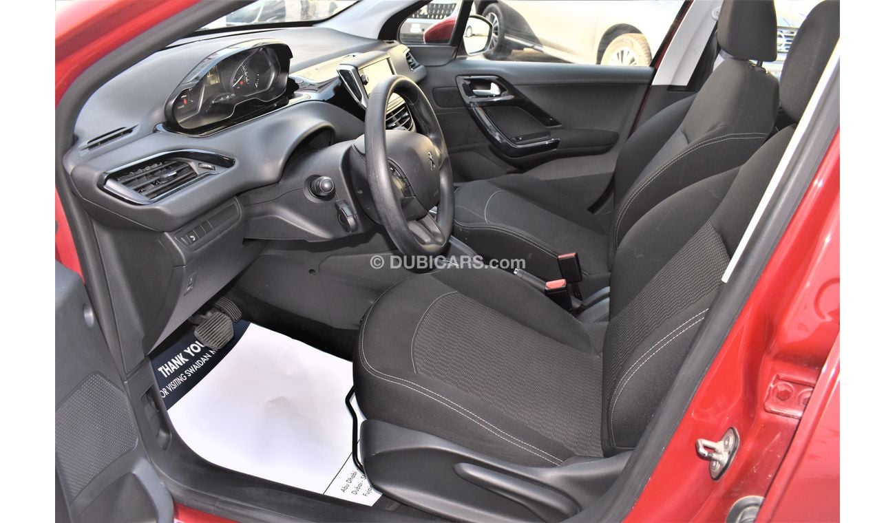 Peugeot 208 AED 429 PM | 1.6L ACTIVE GCC DEALER WARRANTY