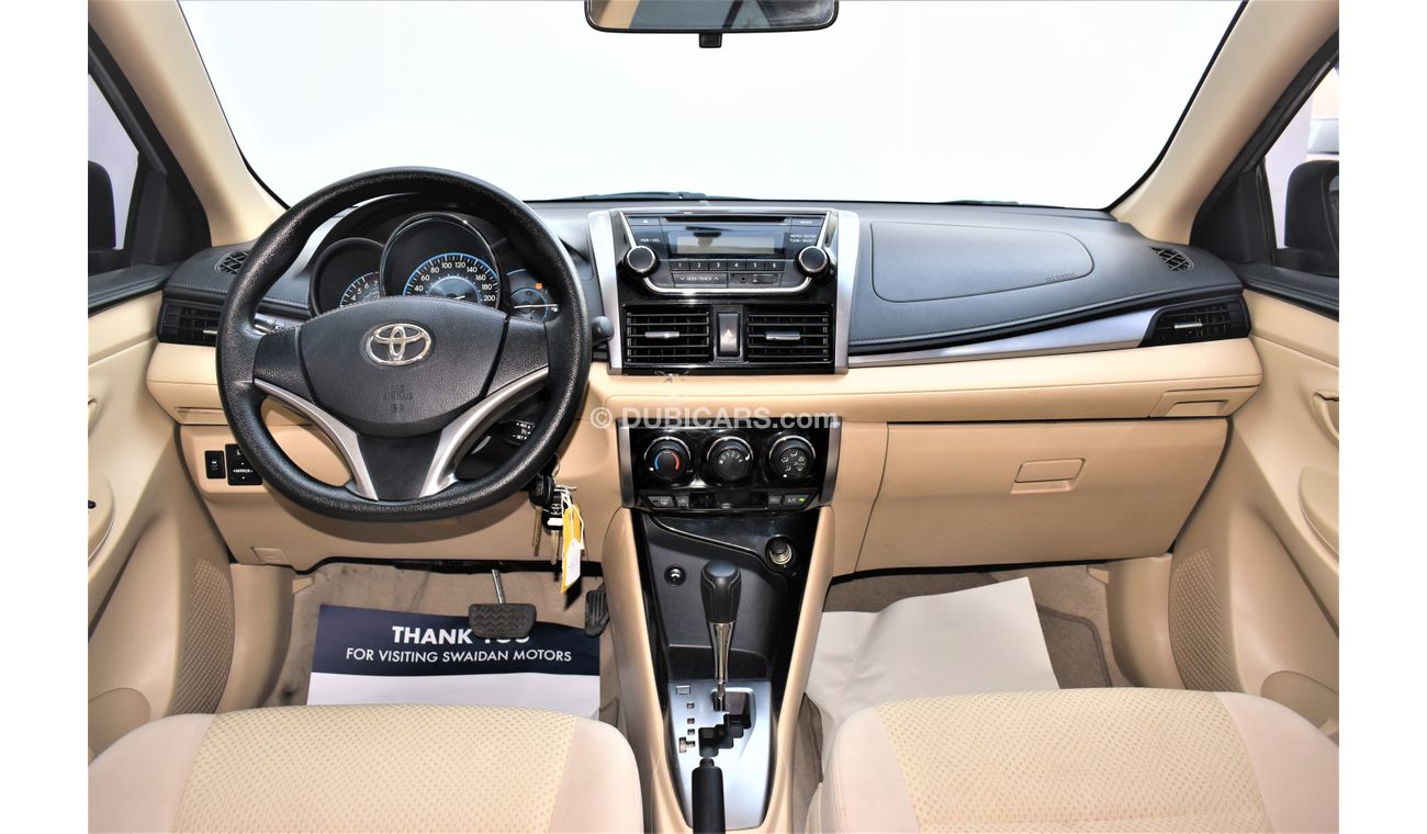 Toyota Yaris 1.5L SE SEDAN 2017 GCC SPECS DEALER WARRANTY