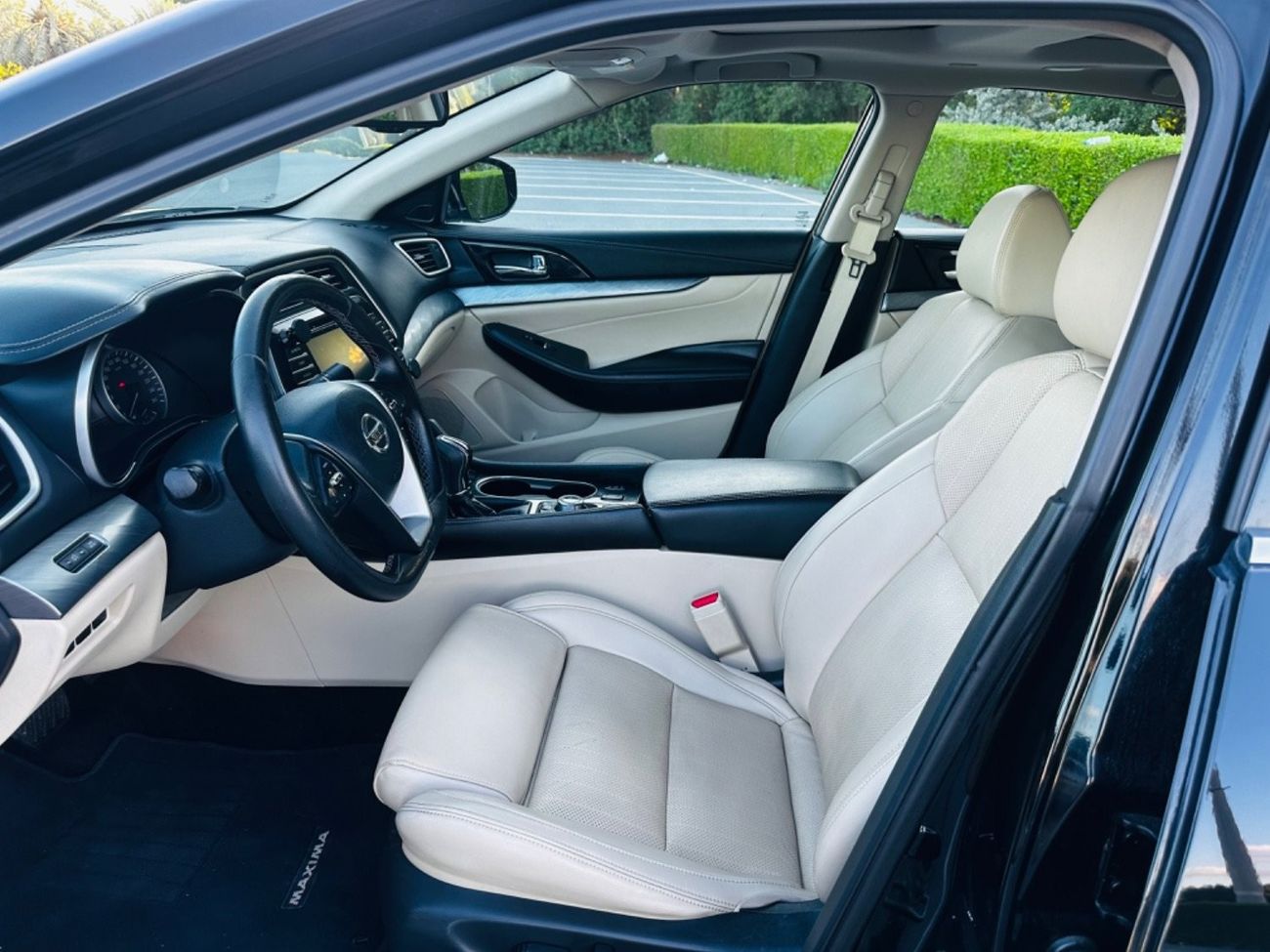 نيسان ماكسيما SV موديل 2016 خليجي فل مواصفات كراسي جلد وبانوراما ومثبت سرعه وتحكم كهربي كامل