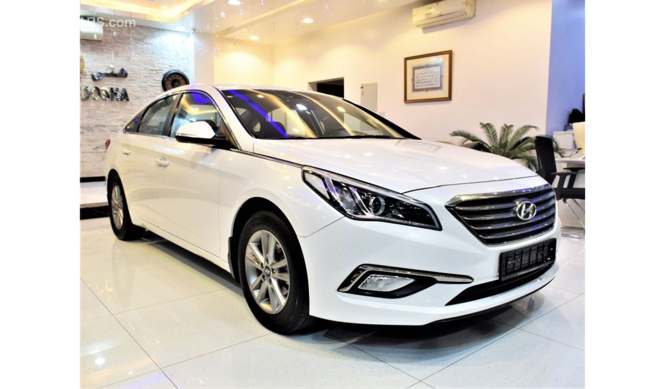 هيونداي سوناتا AMAZING Hyundai Sonata 2015 Model!! in White Color! GCC Specs