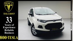 Ford EcoSport / GCC / 2017 / WARRANTY / FULL DEALER ( AL TAYER ) SERVICE HISTORY / 358 DHS MONTHLY!