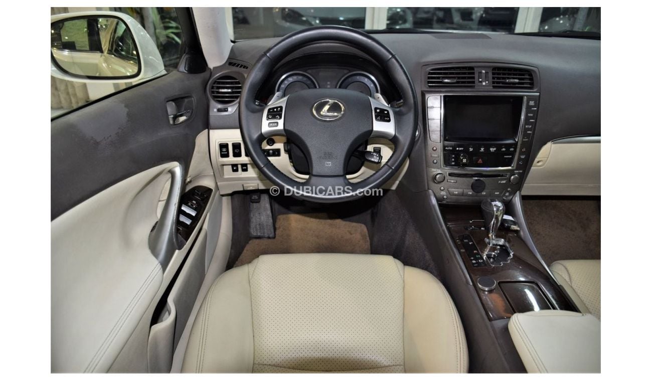 Lexus IS300 EXCELLENT DEAL for our Lexus IS 300 ( 2012 Model! ) in White Color! GCC Specs