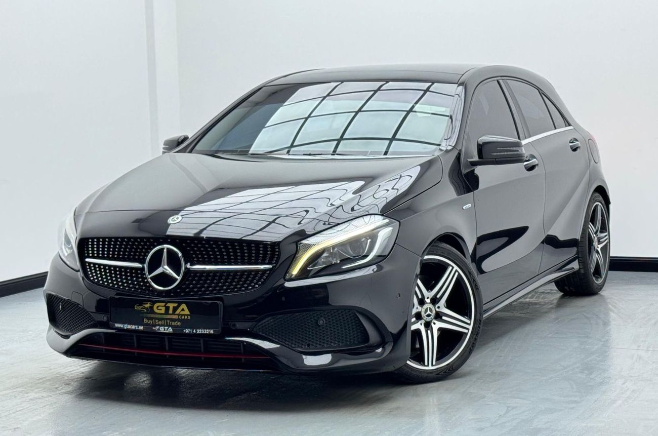 مرسيدس بنز A 250 std 2.0L (221 HP) 2018 Mercedes A250, Warranty, Full Service History, Excellent Condition, GCC