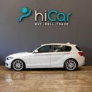 BMW 120i STD AED 765  P.M • 0% Downpayment • BMW 120i Sport-line • 1 Year Warranty