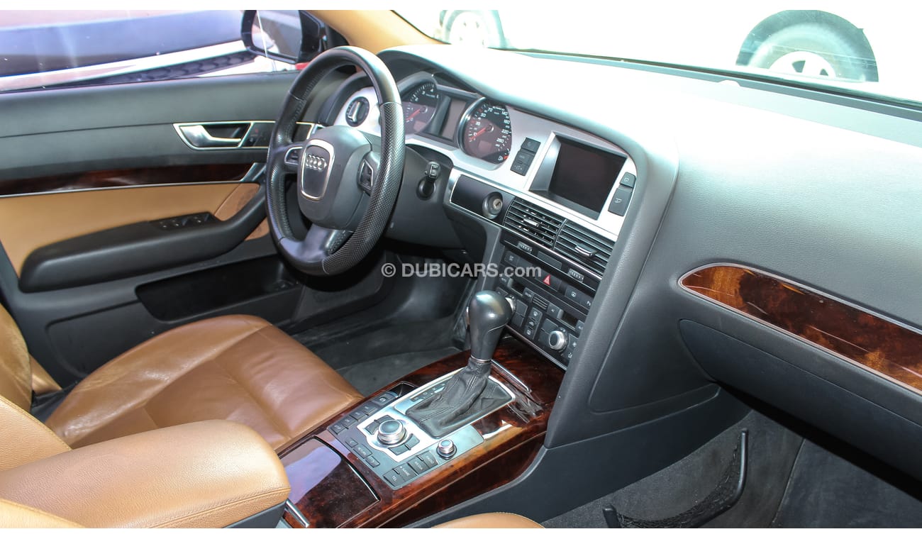 Audi A6 2010 model full options Gulf specs  DVD camera leather interiors sunroof
