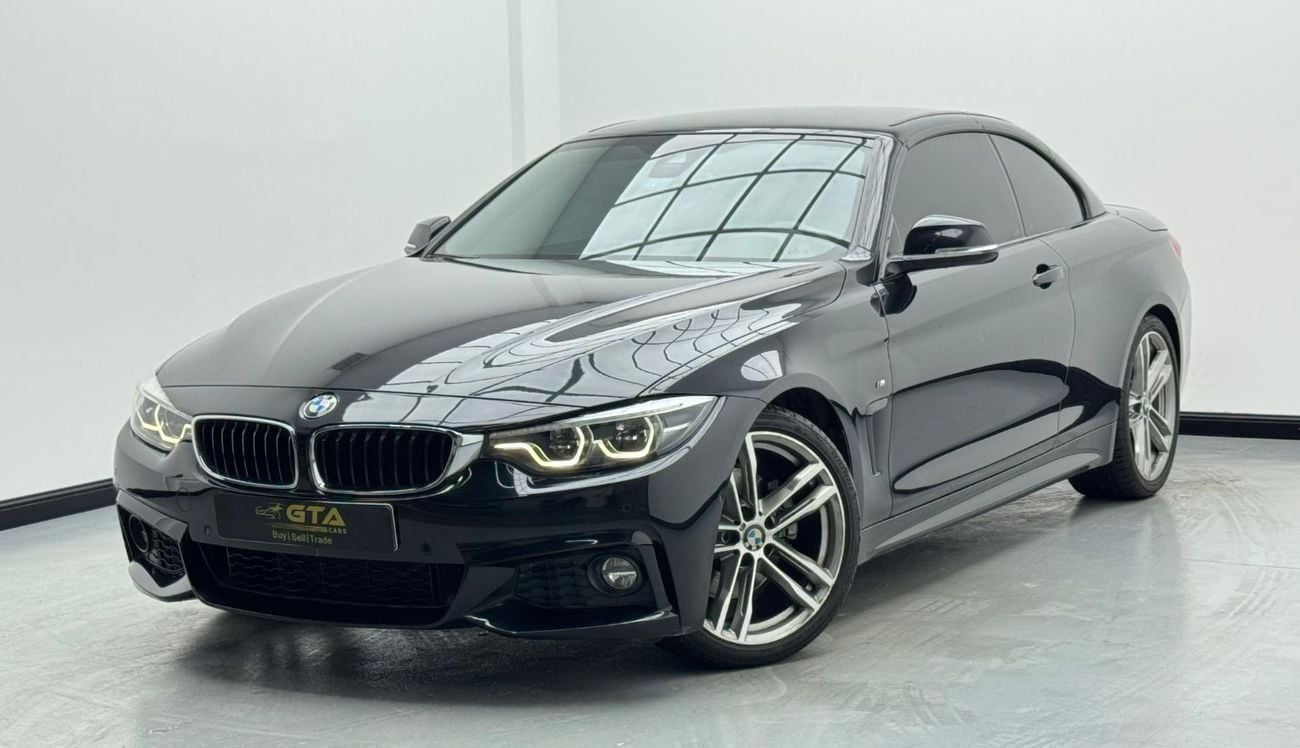 بي أم دبليو 430i 2018 BMW 430i M Sport Convertible, 1 Year Warranty, 12/26 BMW Service Contract, BMW Agency FSH, GCC